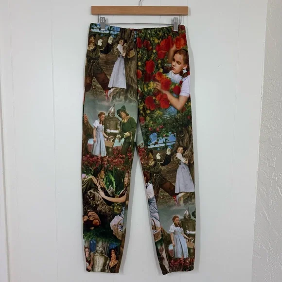 Dolls Kill X Wizard Of Oz Jogger Graphic Sweatpants - Picture 2 of 12